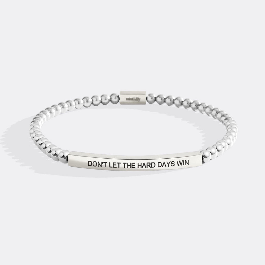 Don't Let The Hard Days Win Beaded Inspire Bracelet