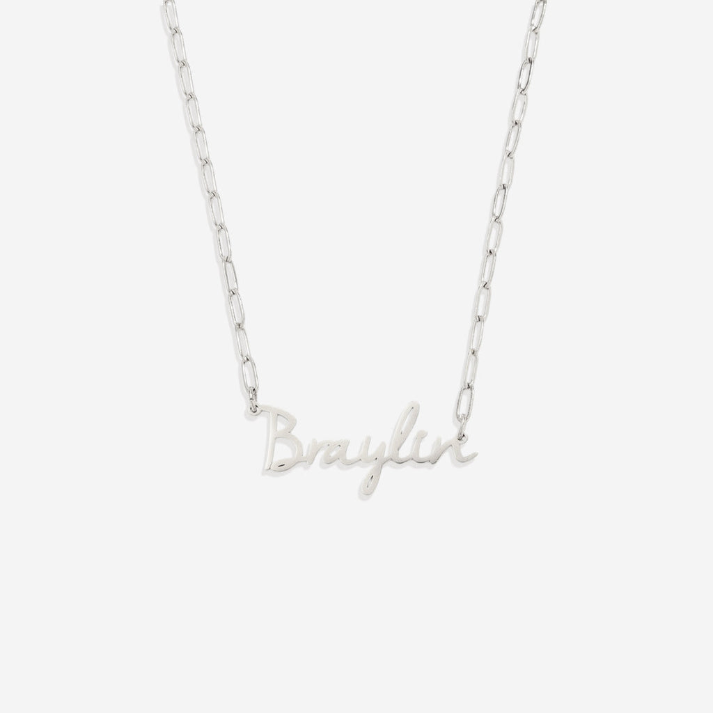 Fairy Name Necklace with Box Chain