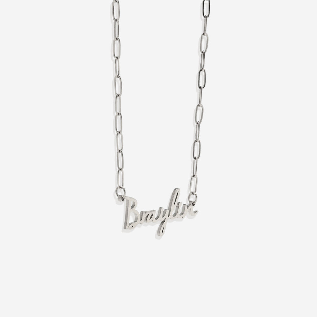 Fairy Name Necklace with Box Chain