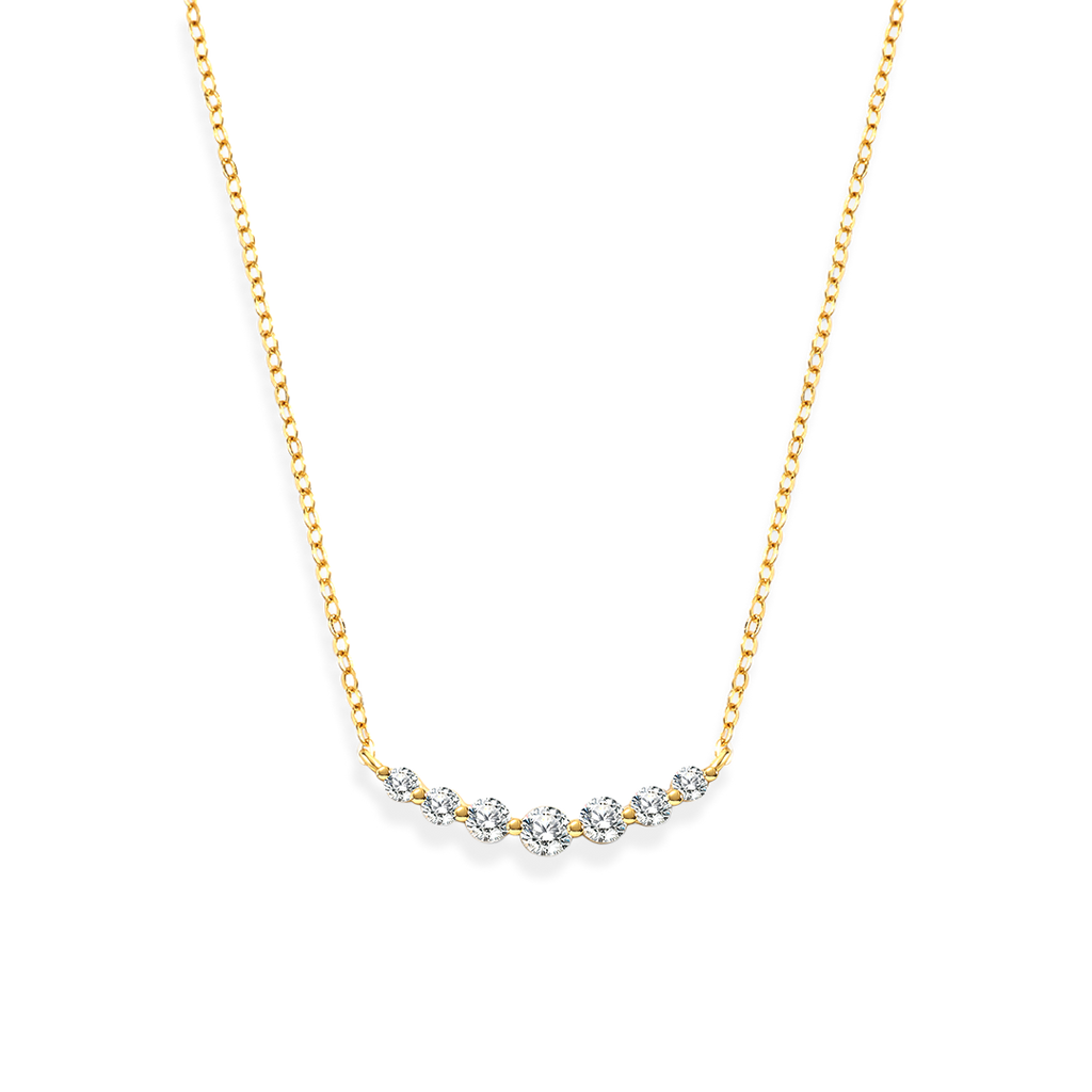 Classic Arc Diamond Necklace