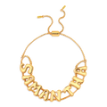 Groovy Adjustable Chain Name Bracelet