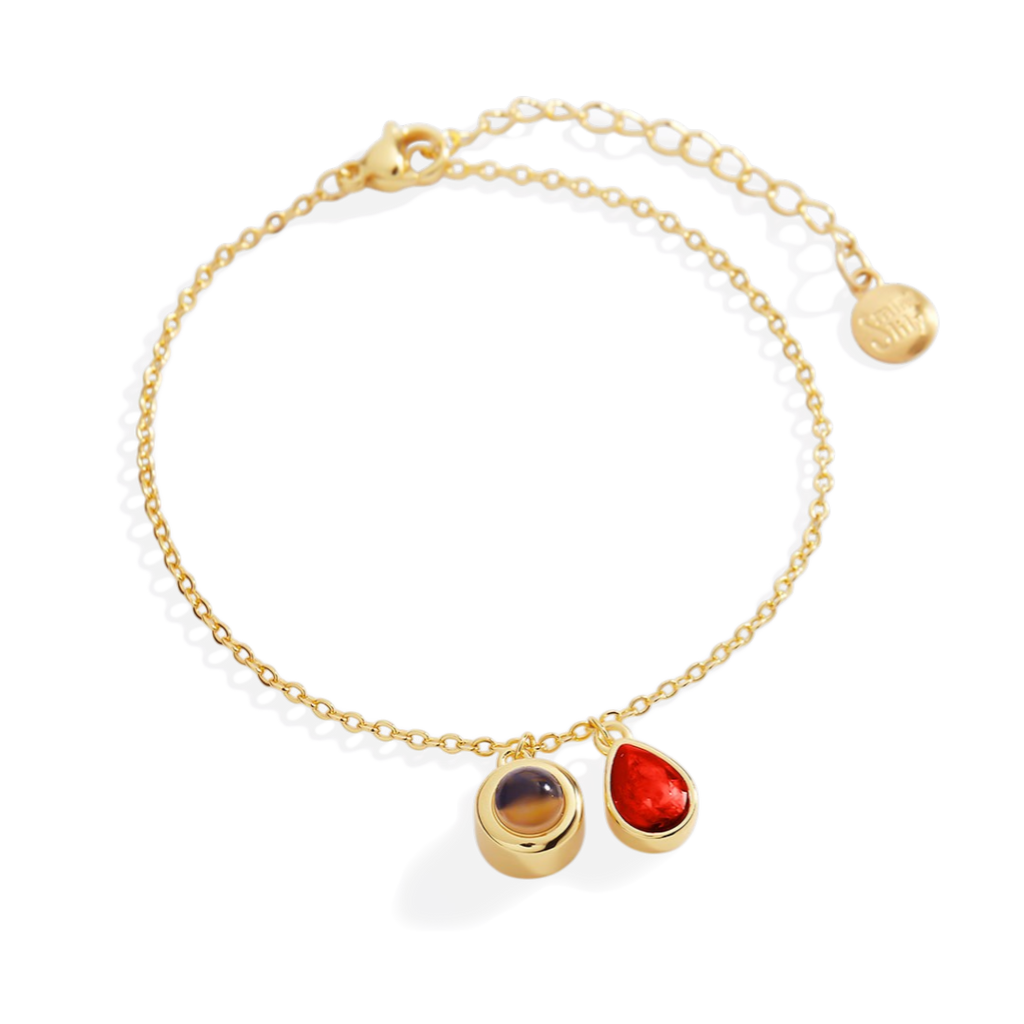 Birthstone Photo Bracelet