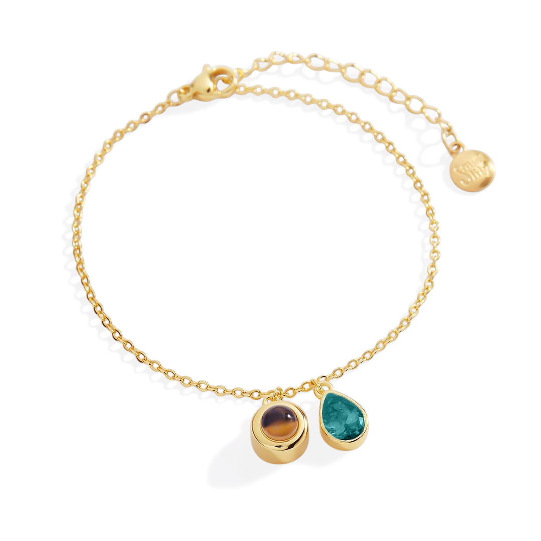 Birthstone Photo Bracelet