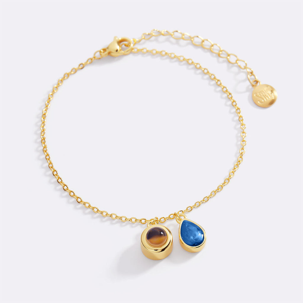 Birthstone Photo Bracelet