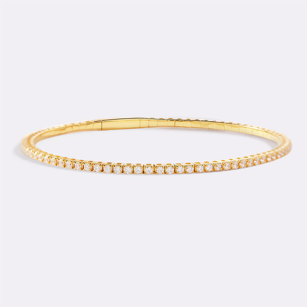 Flexible Diamond Tennis Bracelet