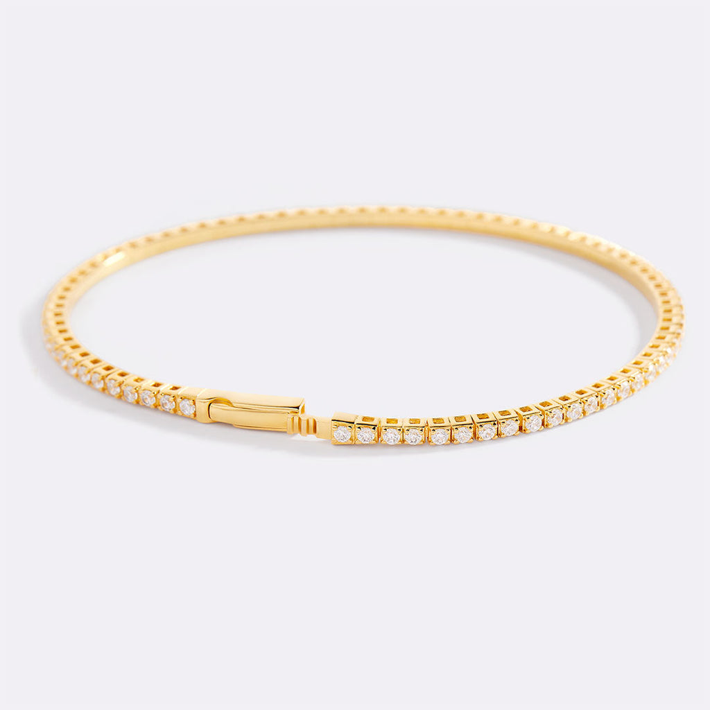 Flexible Diamond Tennis Bracelet