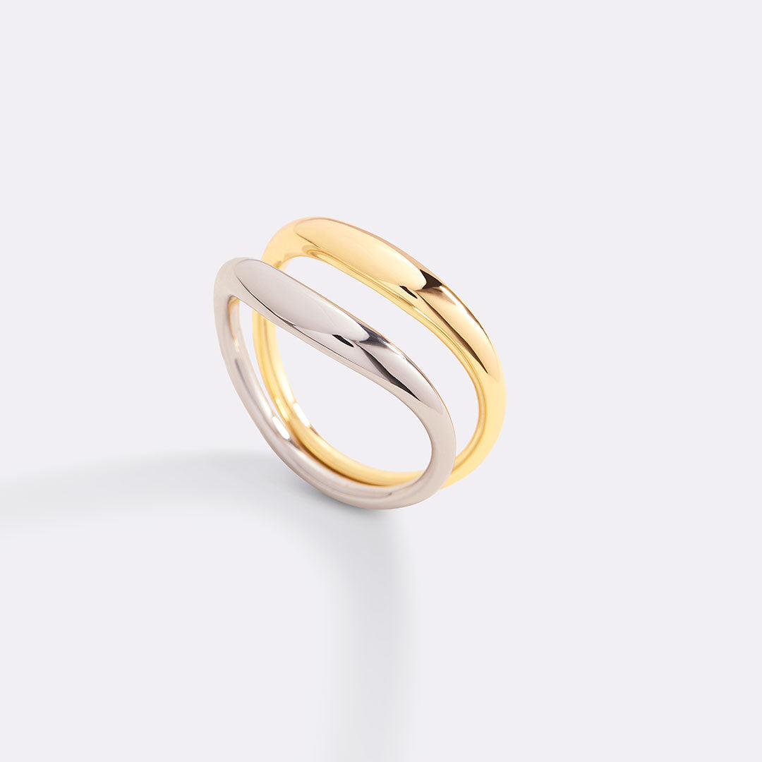 Organic Stacking Ring Set