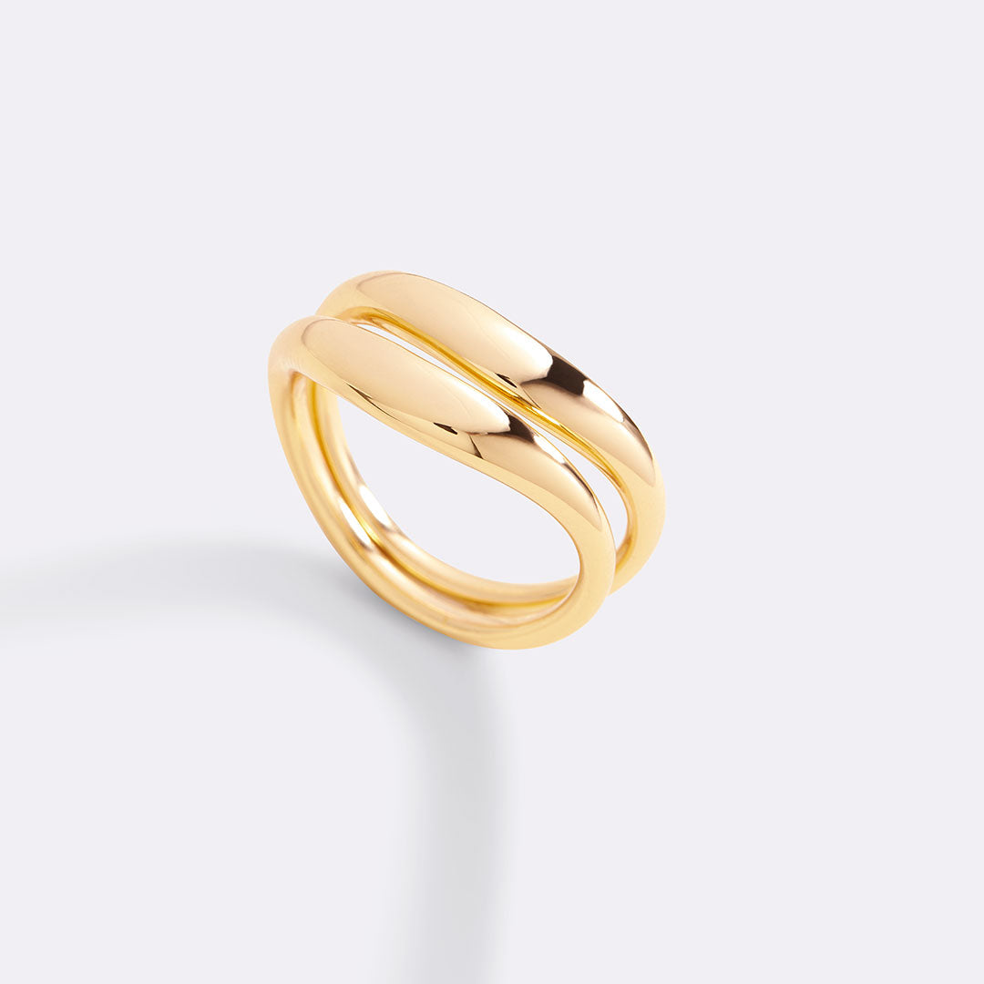 Organic Stacking Ring Set