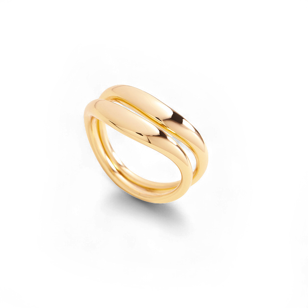 Organic Stacking Ring Set