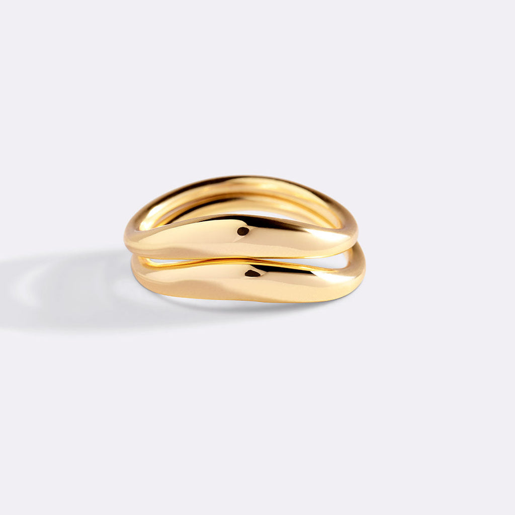 Organic Stacking Ring Set