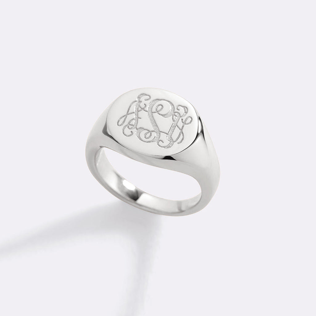 Monogram Signet Ring