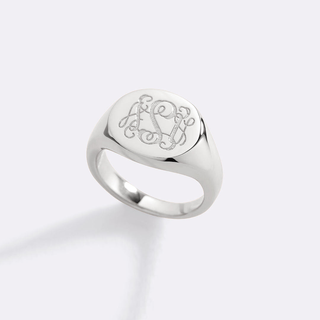 Monogram Signet Ring