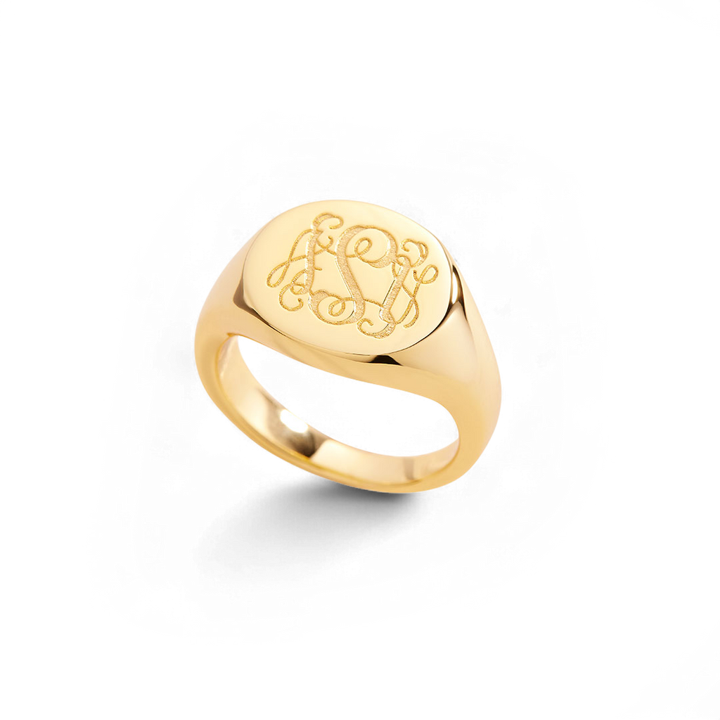 Monogram Signet Ring