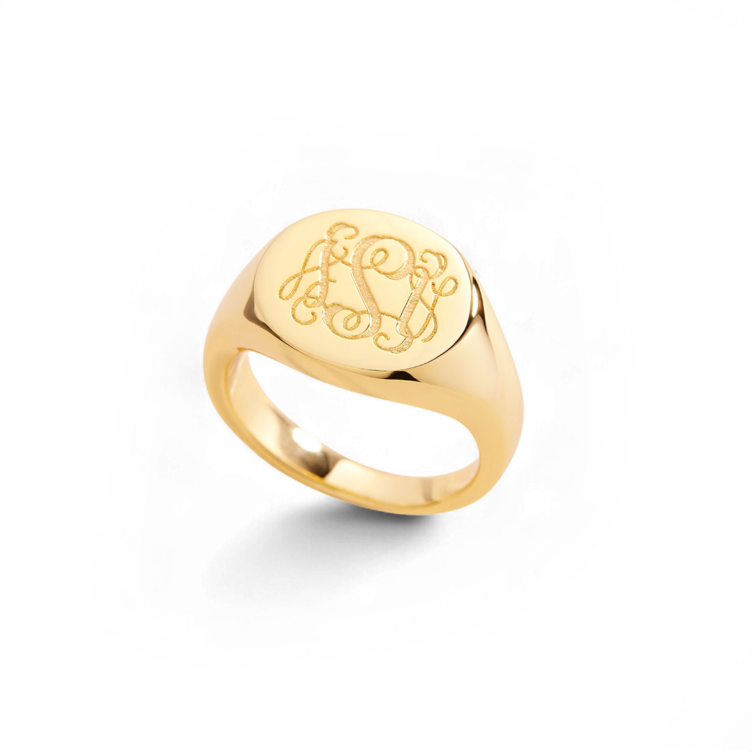 Monogram Signet Ring