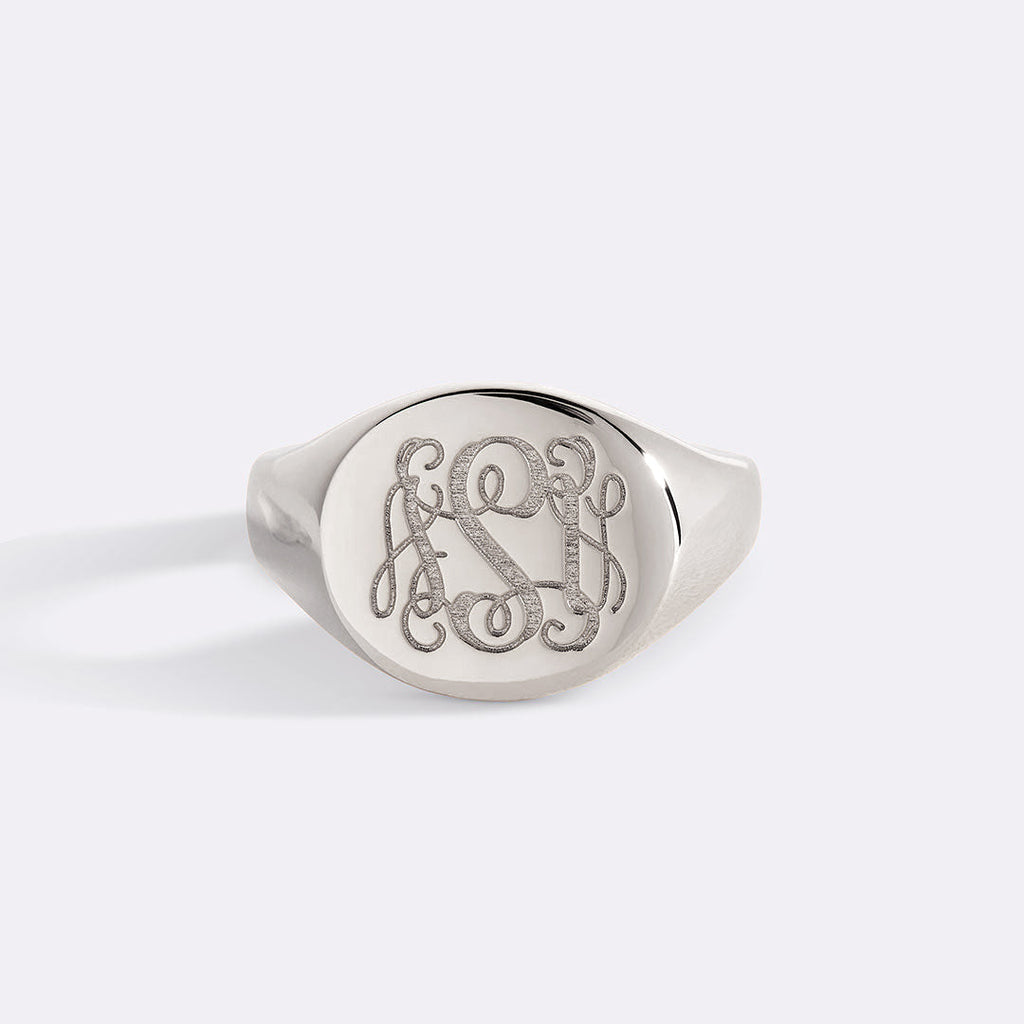 Monogram Signet Ring