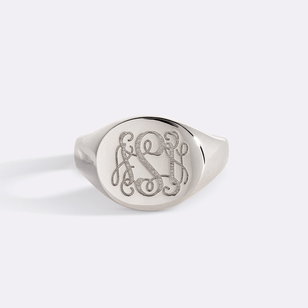Monogram Signet Ring
