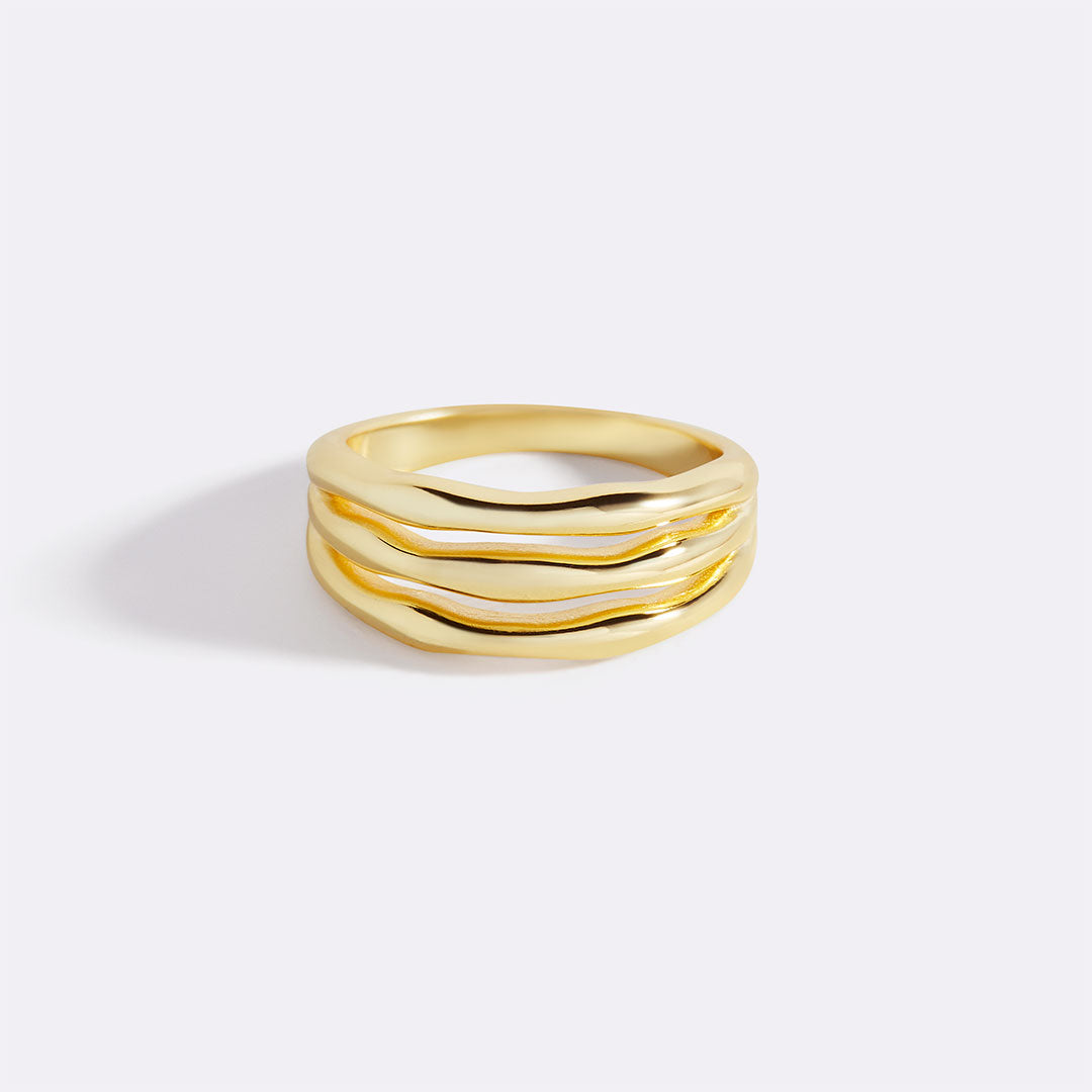 Gold Triple Ring