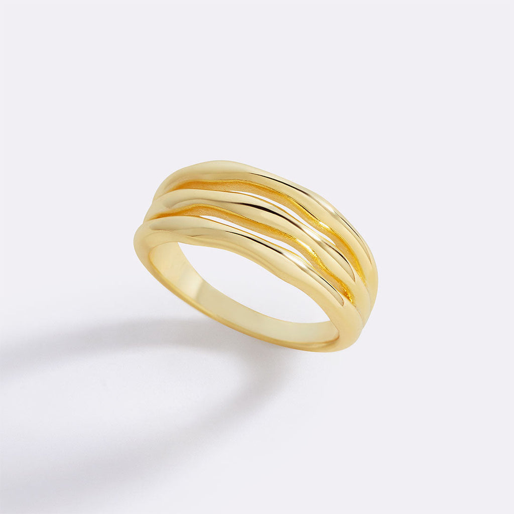 Gold Triple Ring