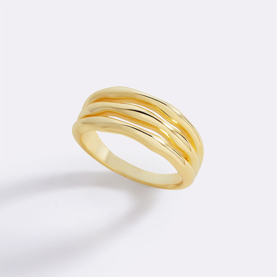 Gold Triple Ring