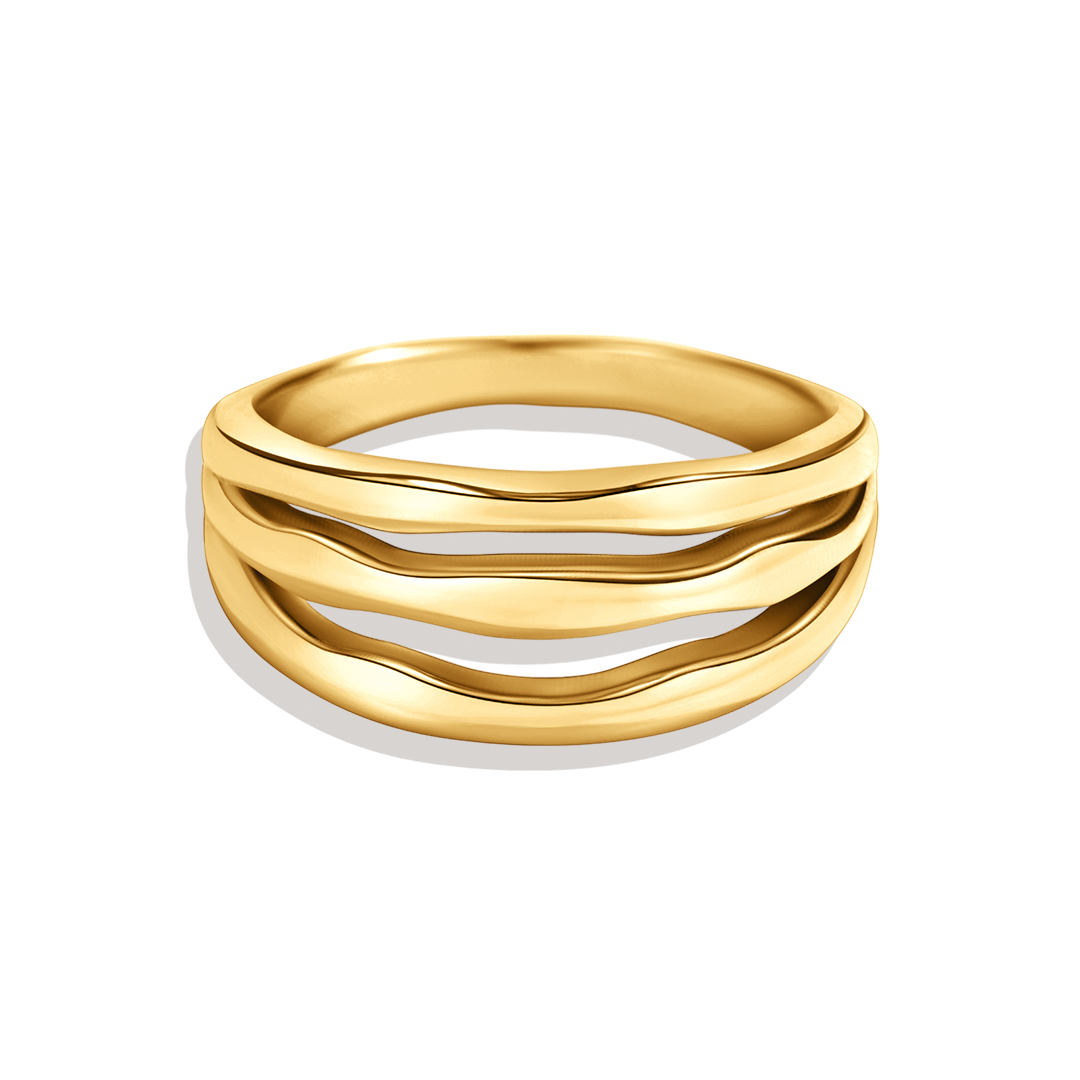 Gold Triple Ring