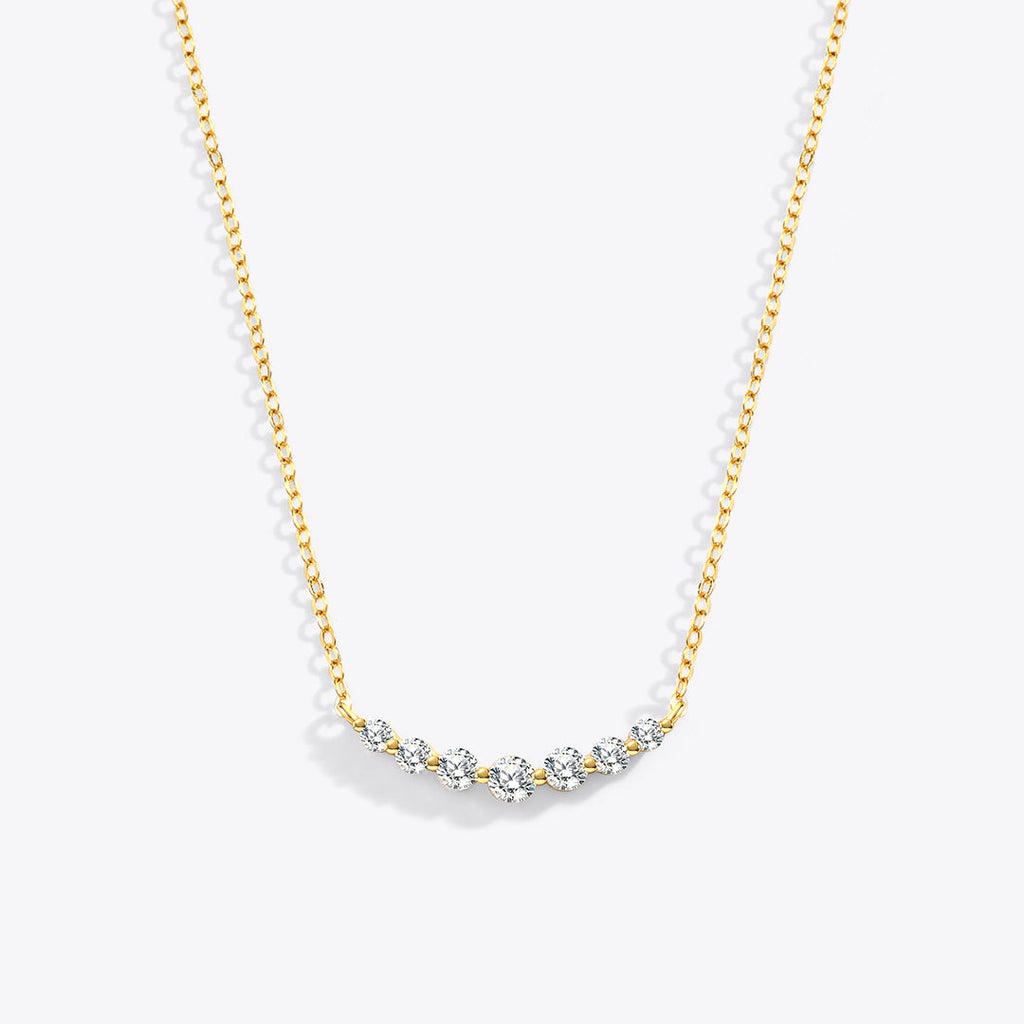 Classic Arc Diamond Necklace