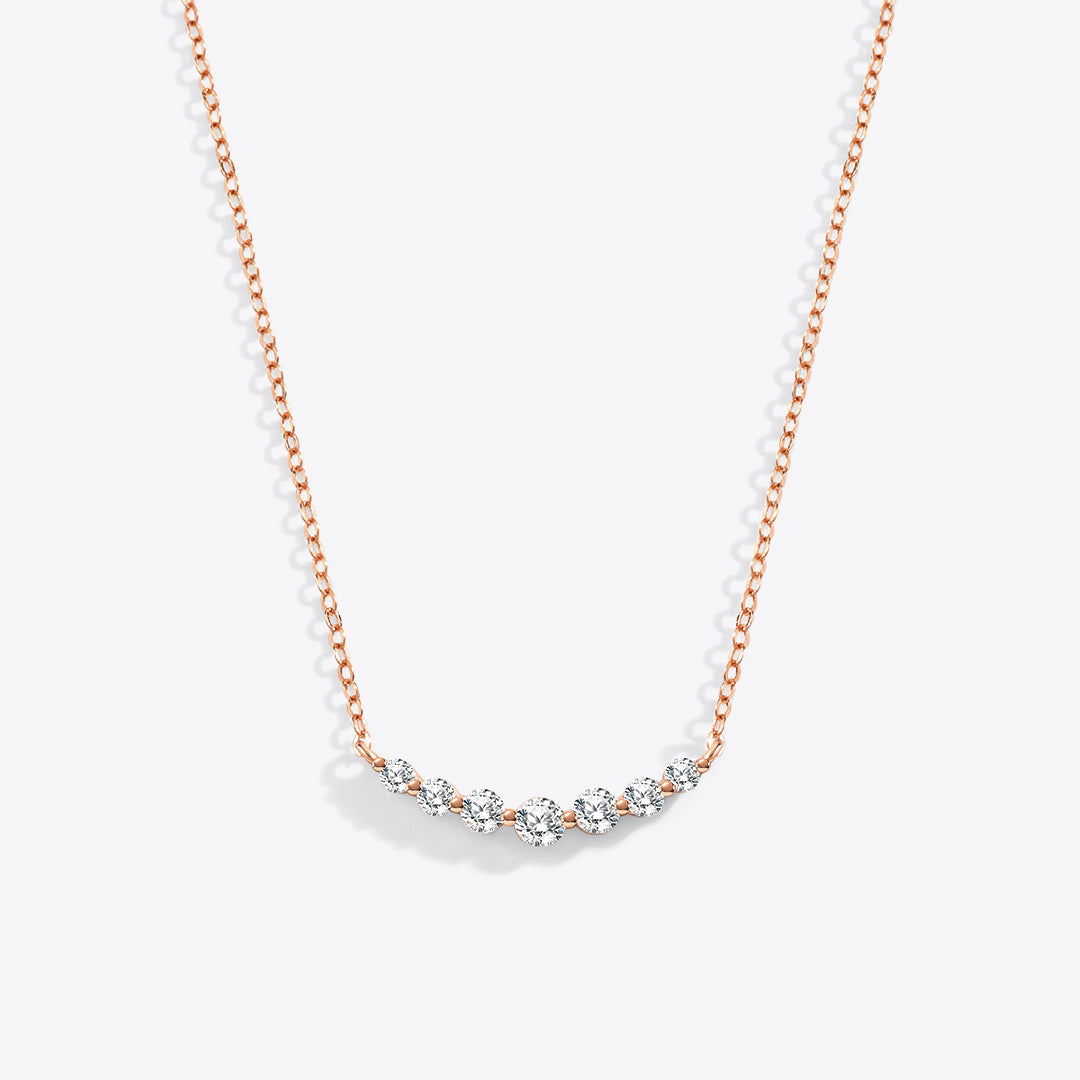 Classic Arc Diamond Necklace
