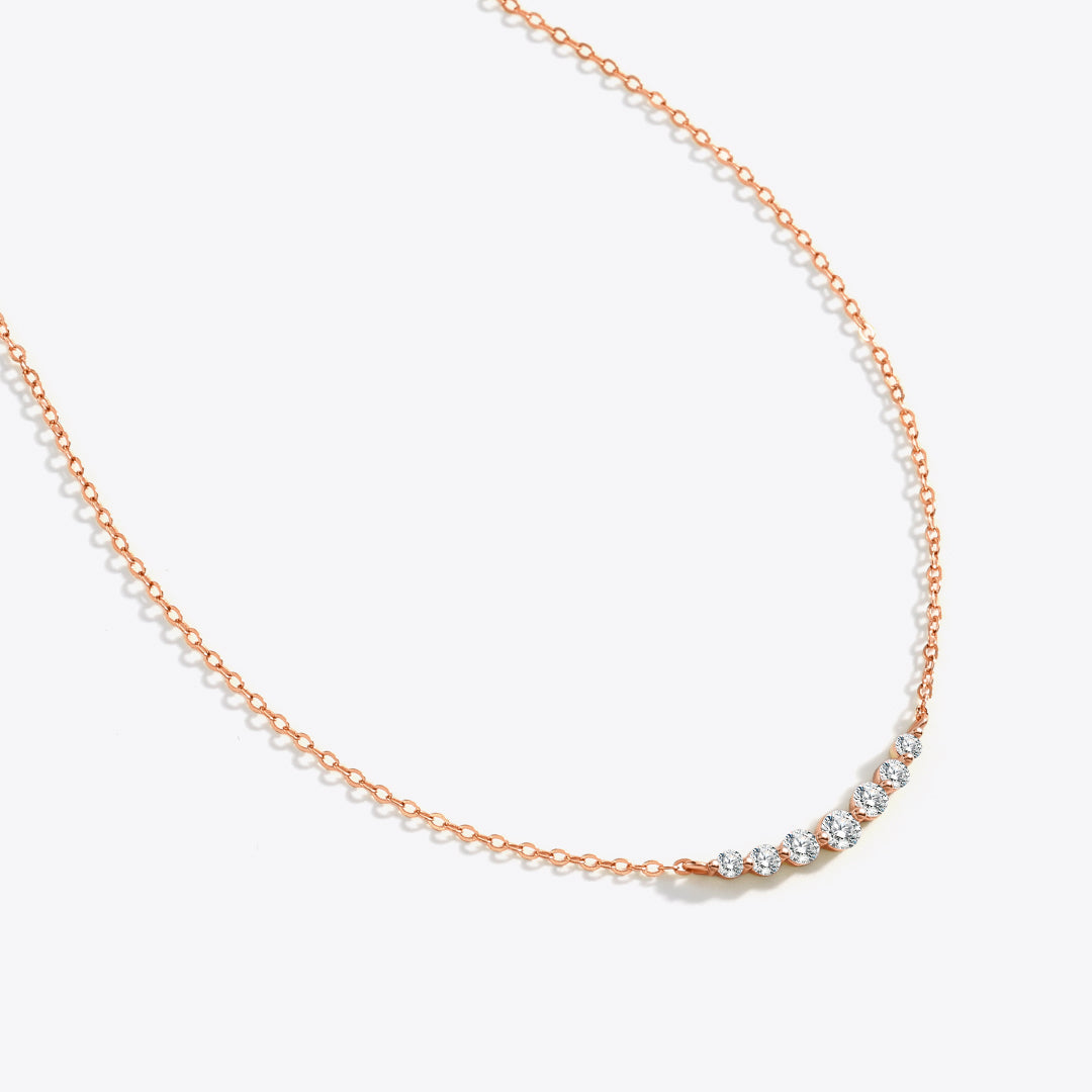 Classic Arc Diamond Necklace