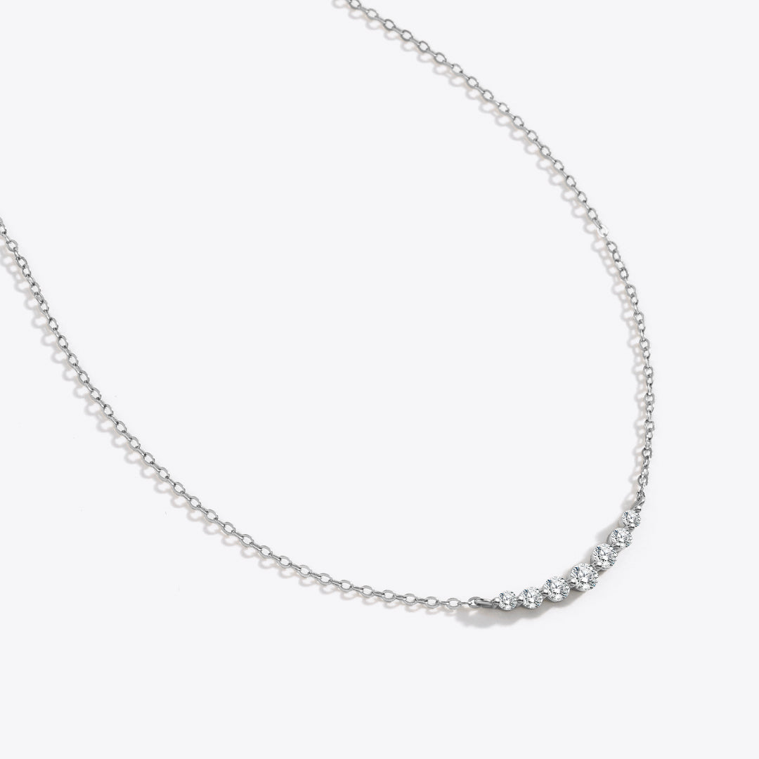 Classic Arc Diamond Necklace