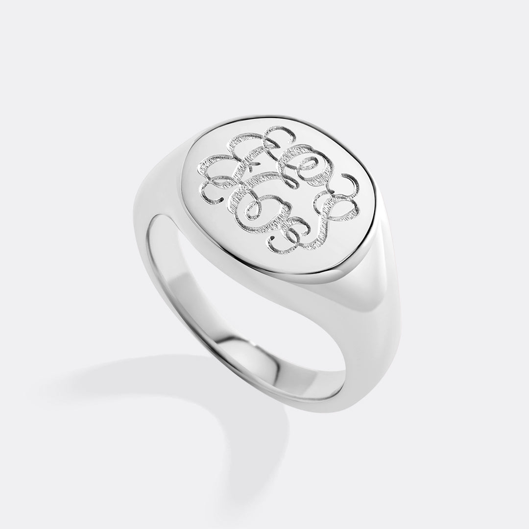 Monogram Signet Ring