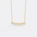 Classic Bezel-Set Diamond Necklace