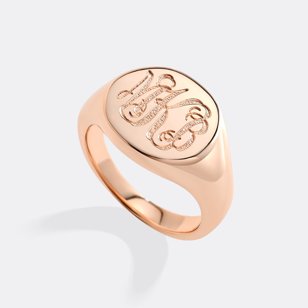Monogram Signet Ring