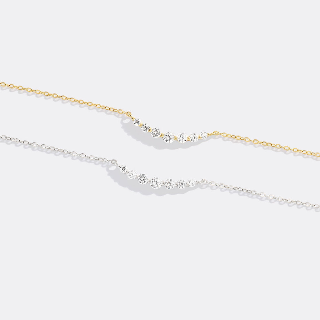 Classic Arc Diamond Necklace