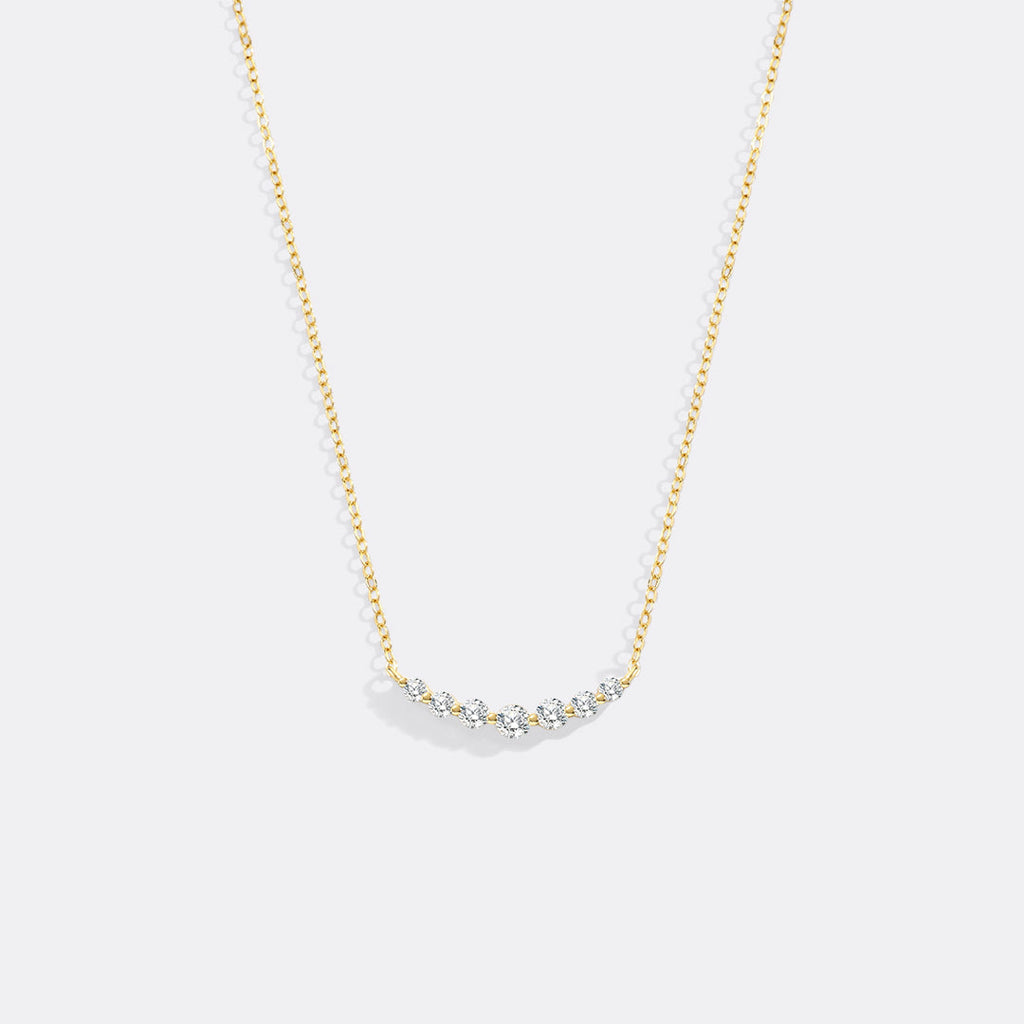 Classic Arc Diamond Necklace