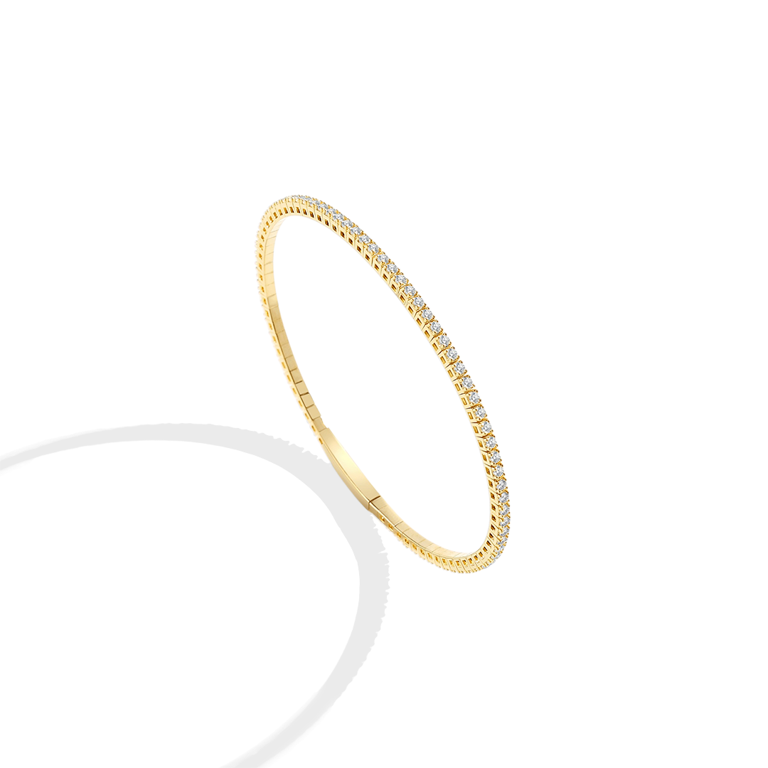 Flexible Diamond Tennis Bracelet