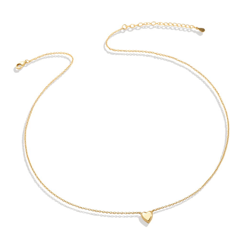 Stackable Tiny Heart Necklace