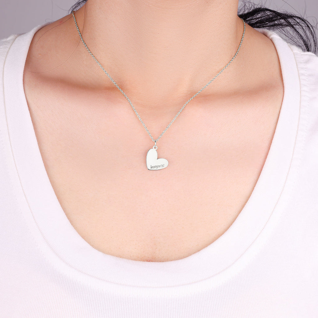 Personalized Heart Name Necklace