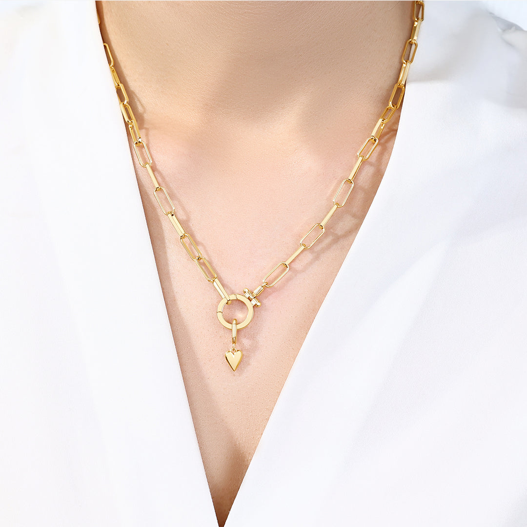 Minimalist Heart Charm