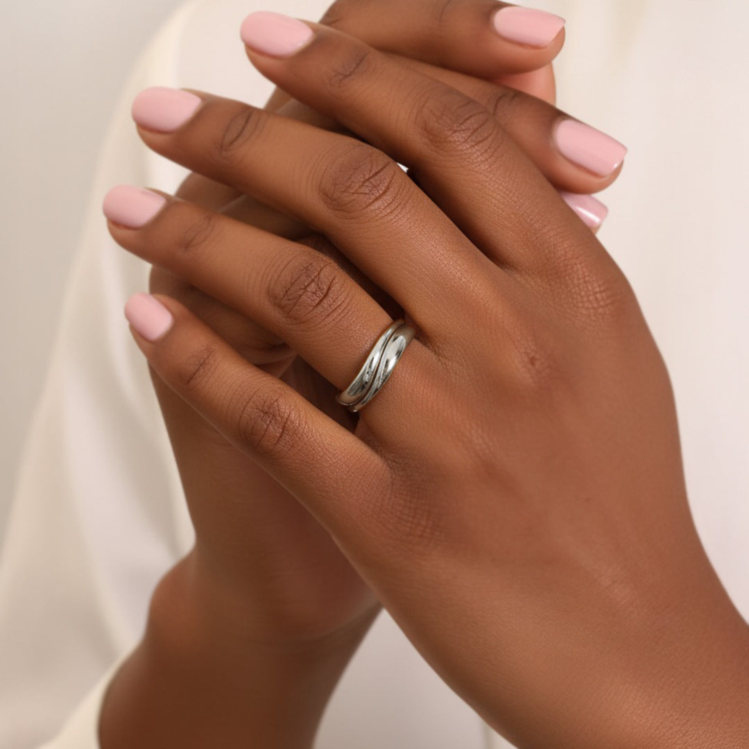 Organic Stacking Ring Set