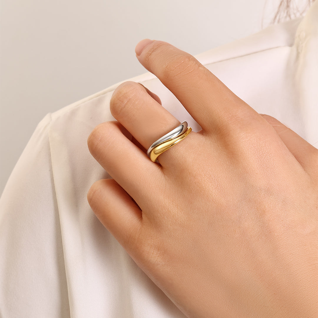 Organic Stacking Ring Set
