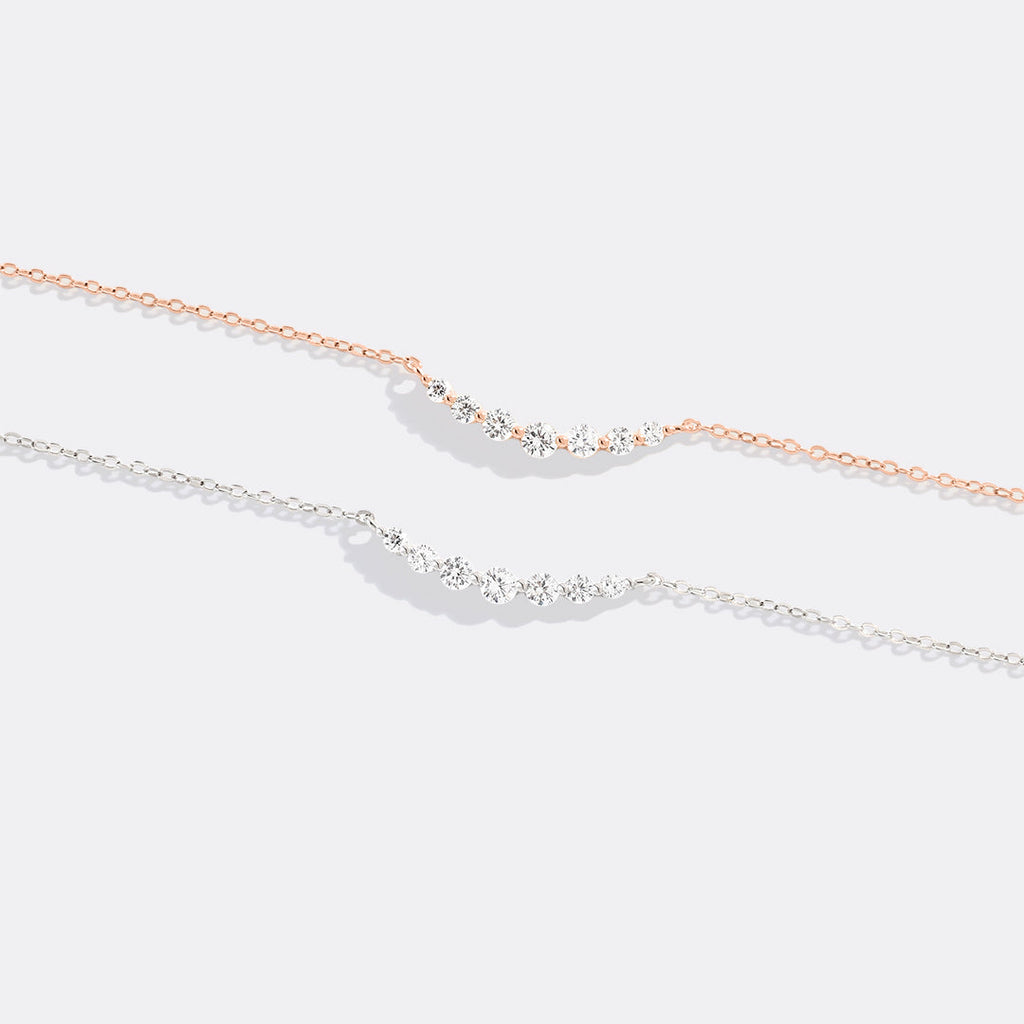 Classic Arc Diamond Necklace