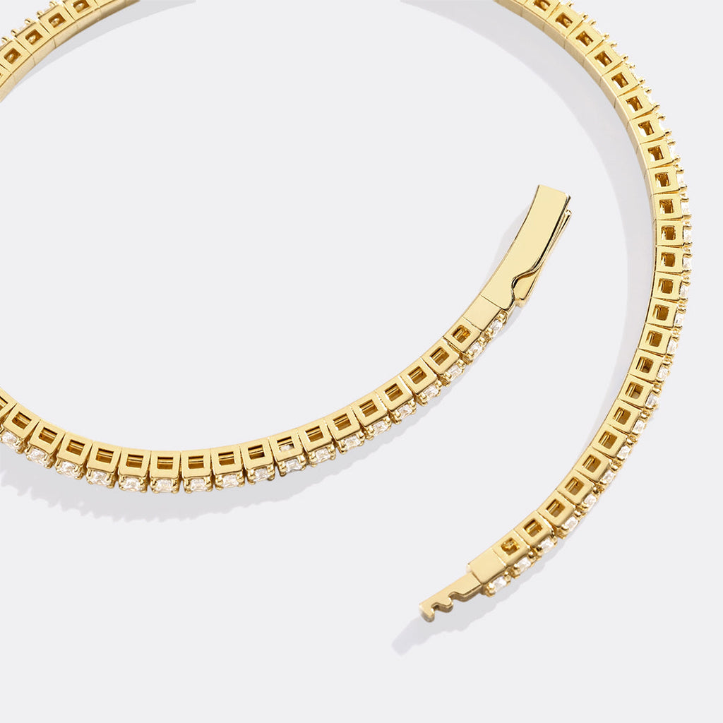 Flexible Diamond Tennis Bracelet