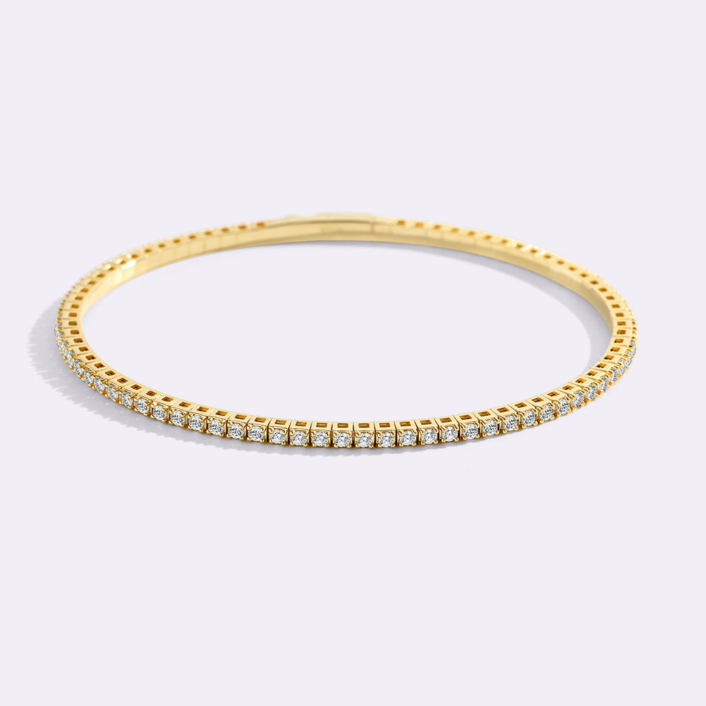 Flexible Diamond Tennis Bracelet