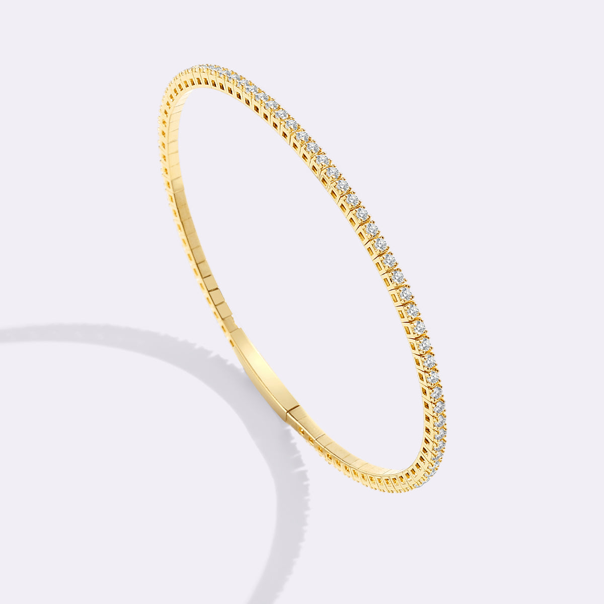 Flexible Diamond Tennis Bracelet