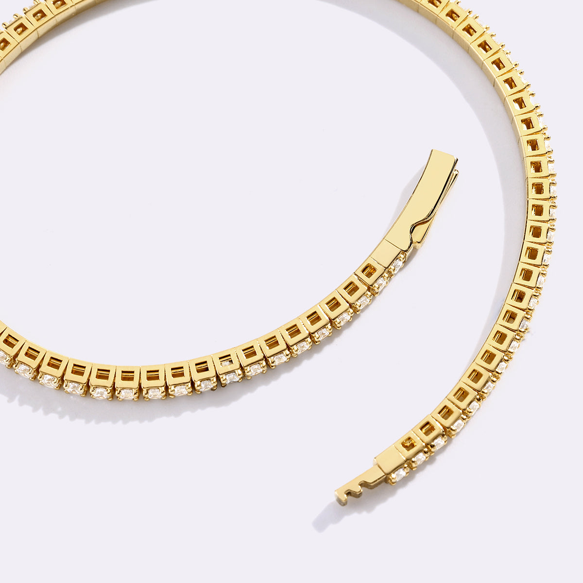 Flexible Diamond Tennis Bracelet