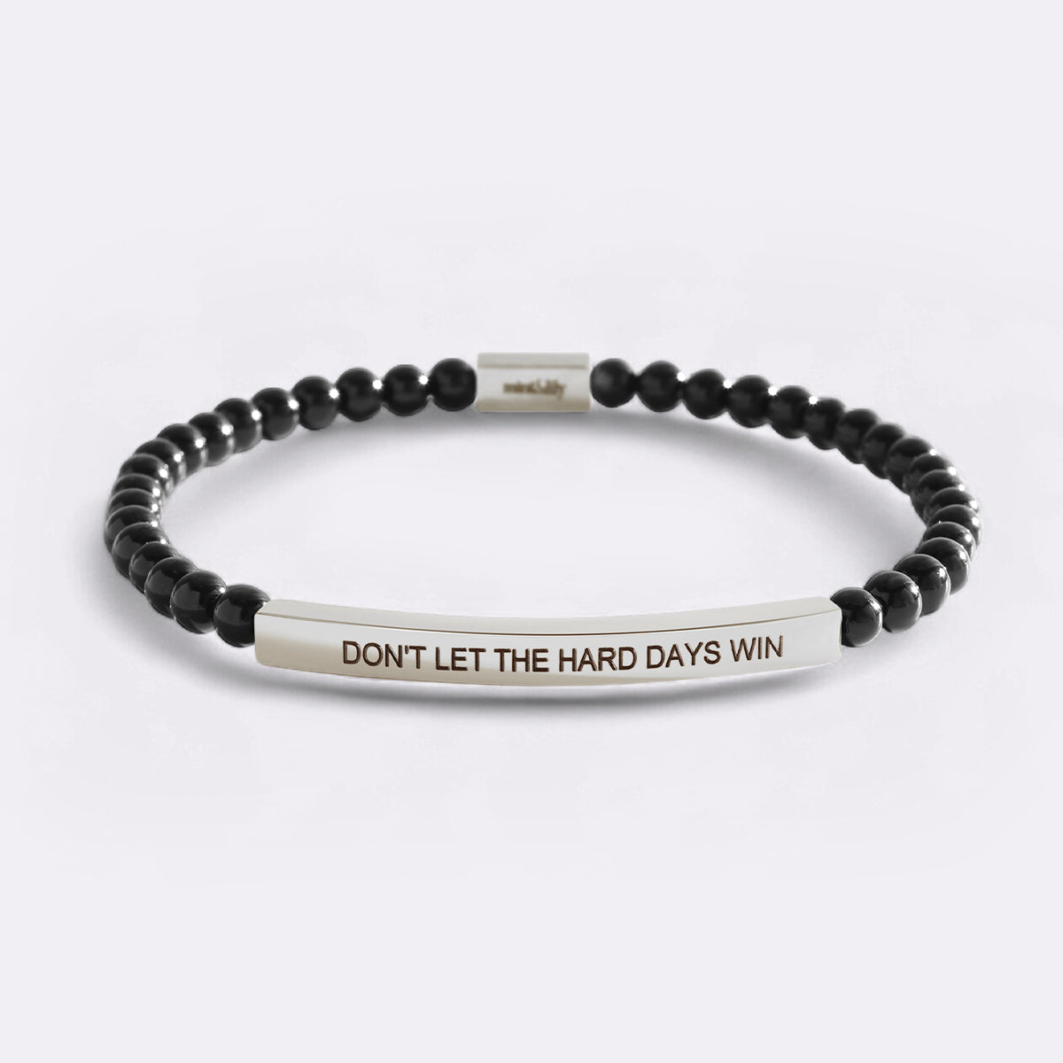 Don't Let The Hard Days Win Beaded Inspire Bracelet